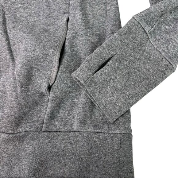 Fabletics Women's XS Gray Mock Neck Sweatshirt Long Sleeve - Picture 4 of 6